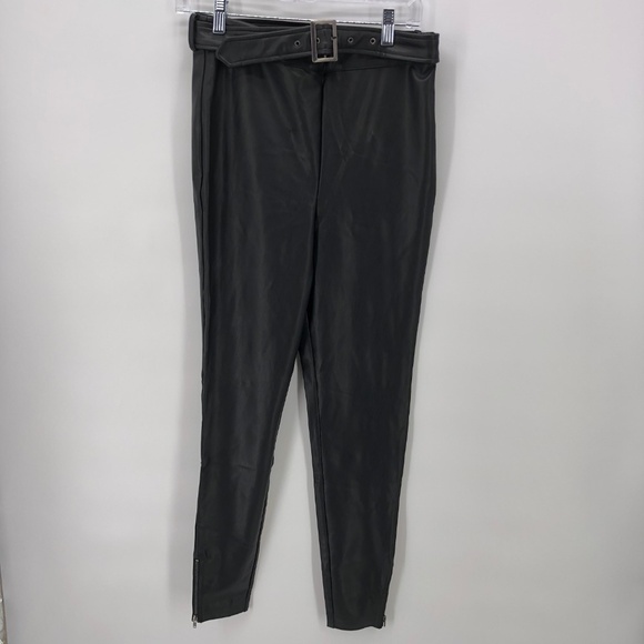 Lovers and Friends Revolve Faux Leather Crop Pants - Picture 1 of 8